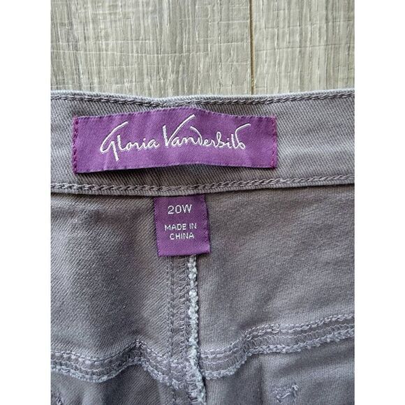 Gloria van der Bilt AMANDA jeans Flint Grey 20W Avarage Tapered Leg NWT - Picture 3 of 4